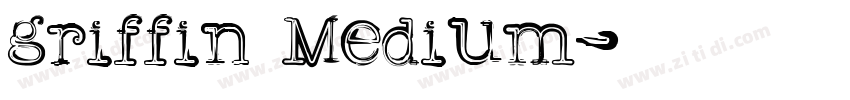 griffin Medium字体转换